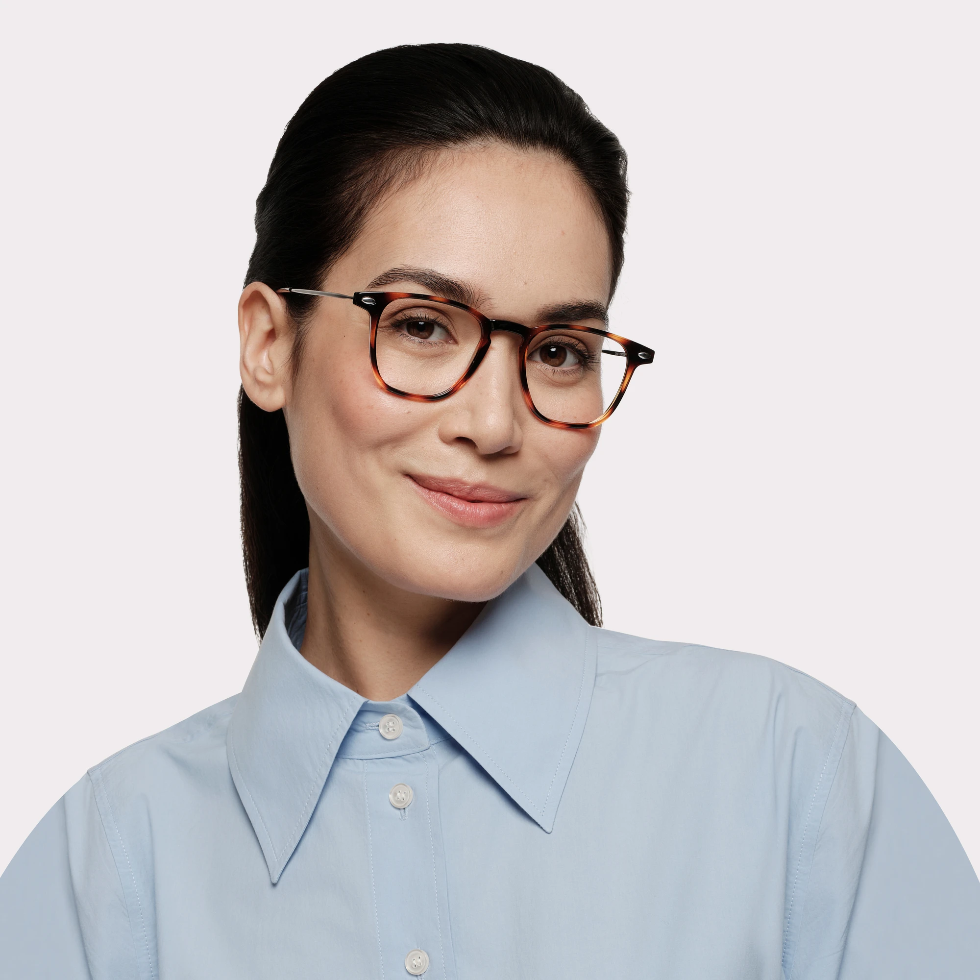 A pair of Doni Tortoise Reading glasses anti-blue light