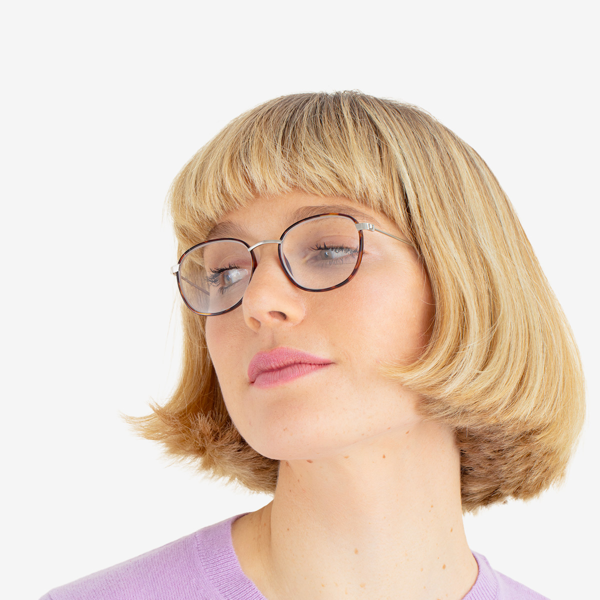 A pair of Gali Tortoise Blue light glasses