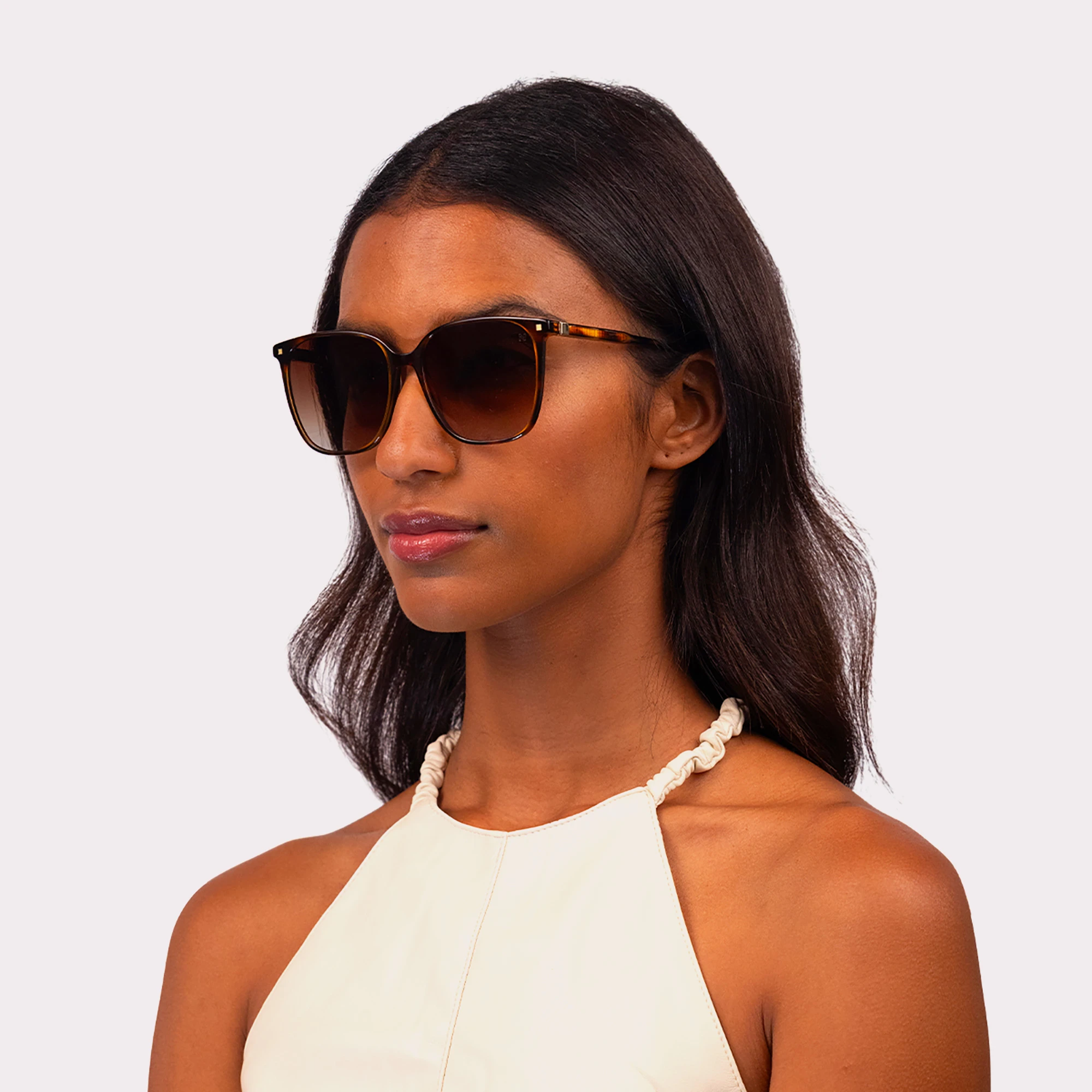 A pair of Carla Tortoise Sunglasses