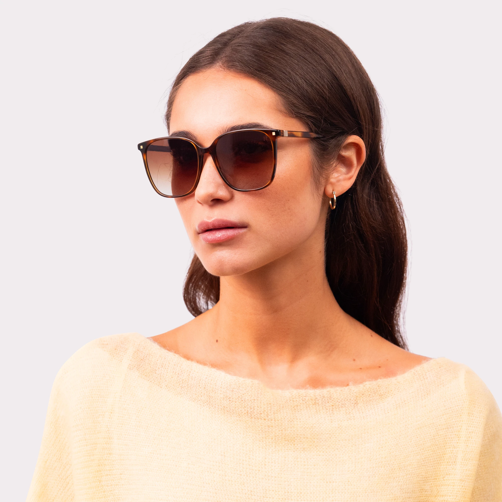 A pair of Carla Tortoise Sunglasses