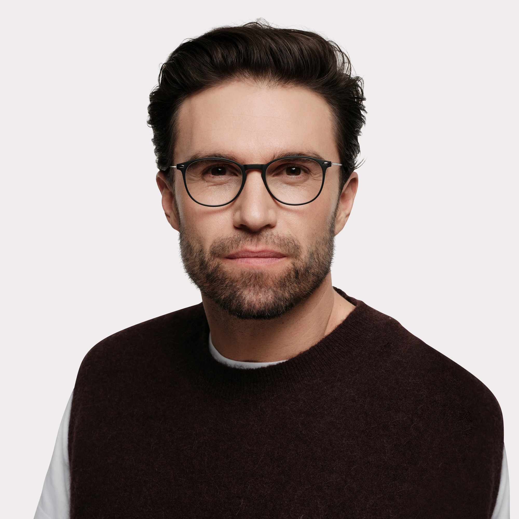 A pair of Alba Black Multi-distance reading glasses
