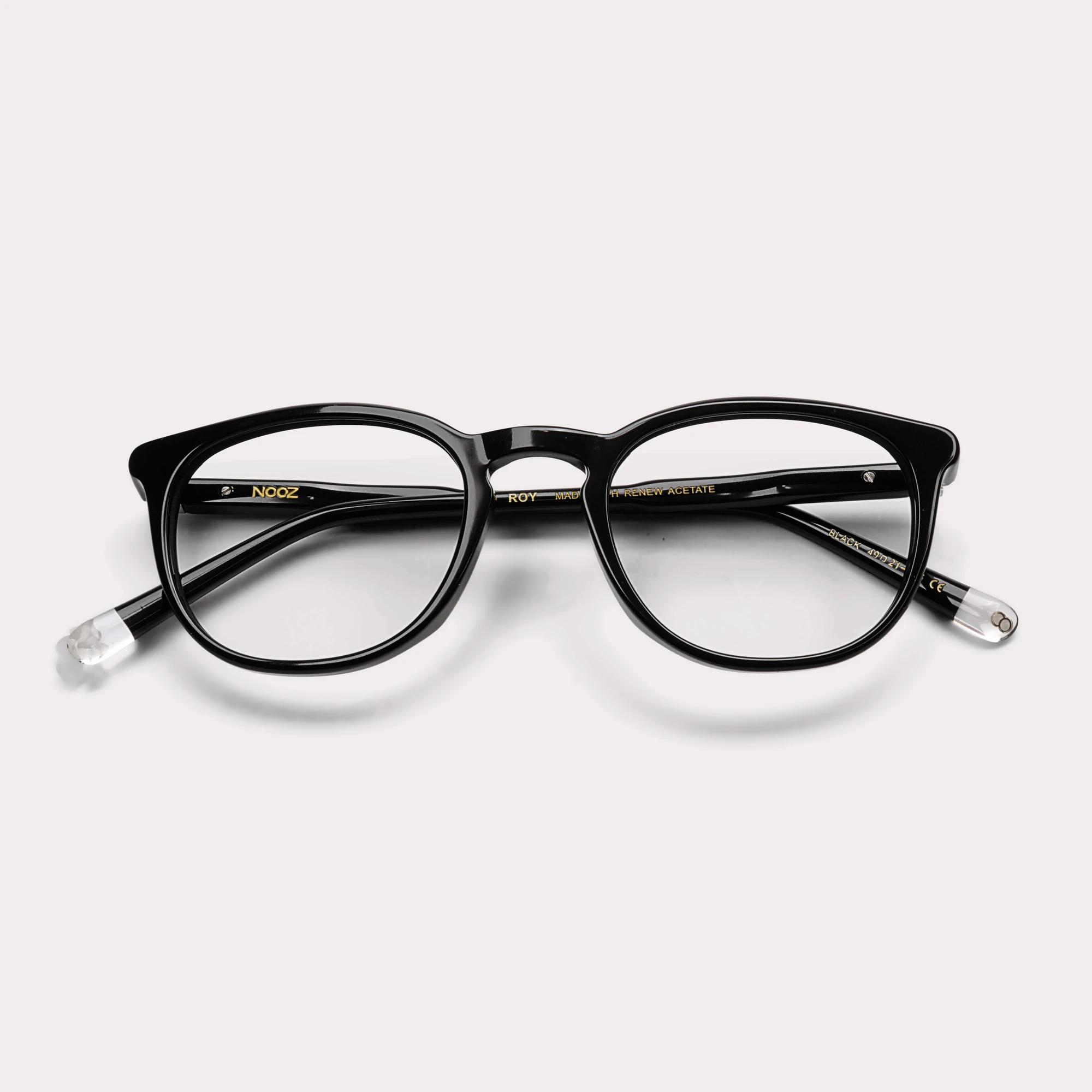 A pair of Roy Black Prescription glasses folded
