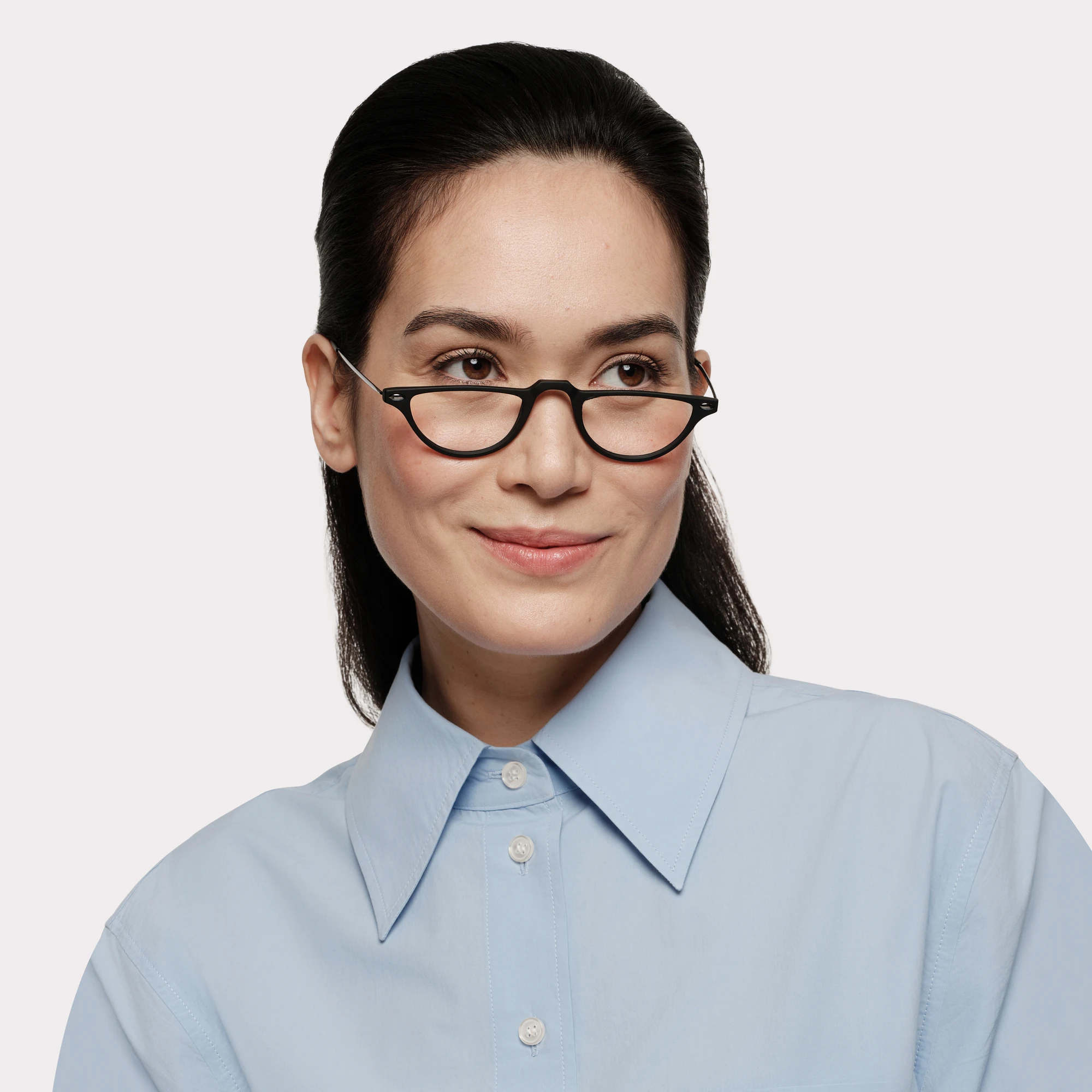 A pair of Moon Black Reading glasses