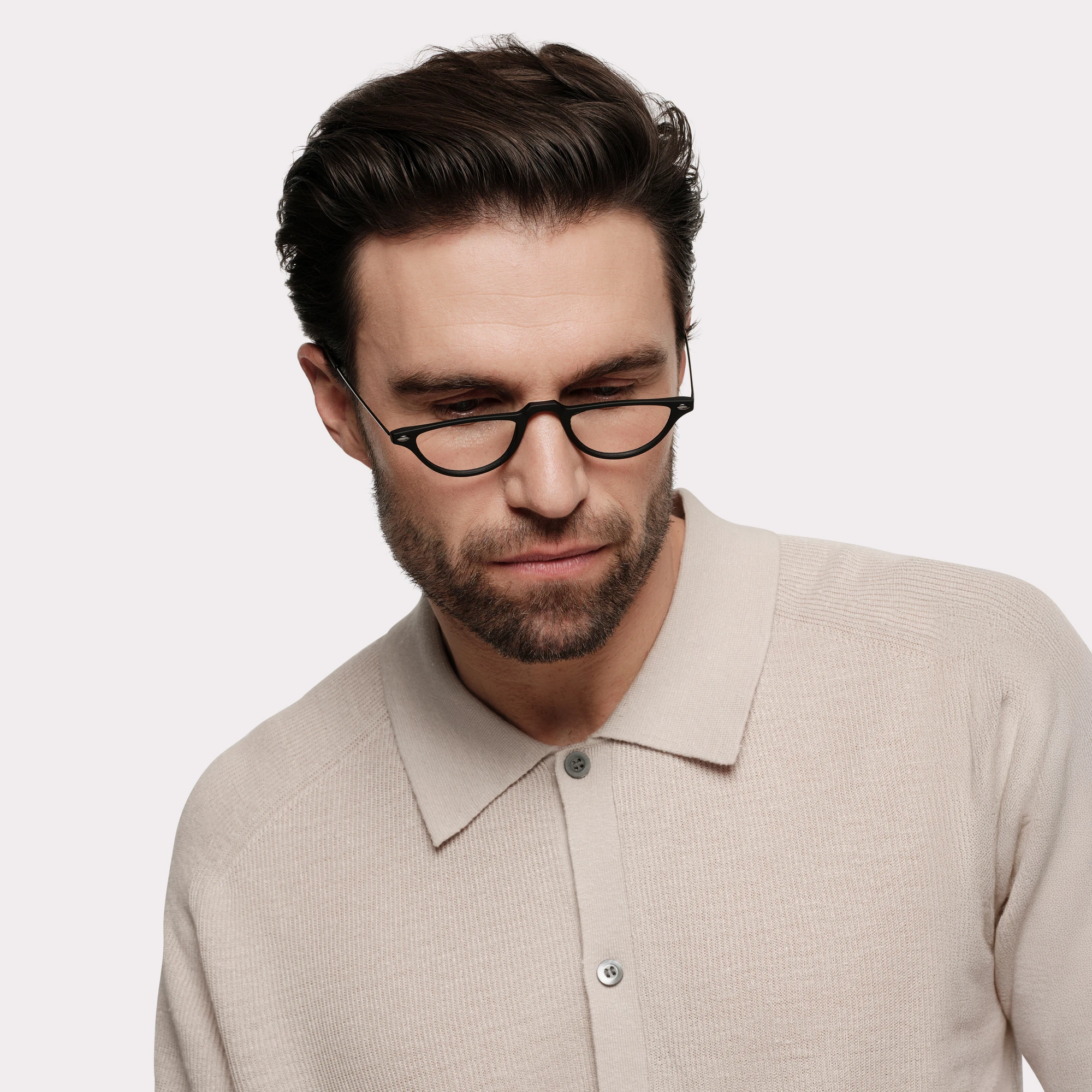 A pair of Moon Black Reading glasses