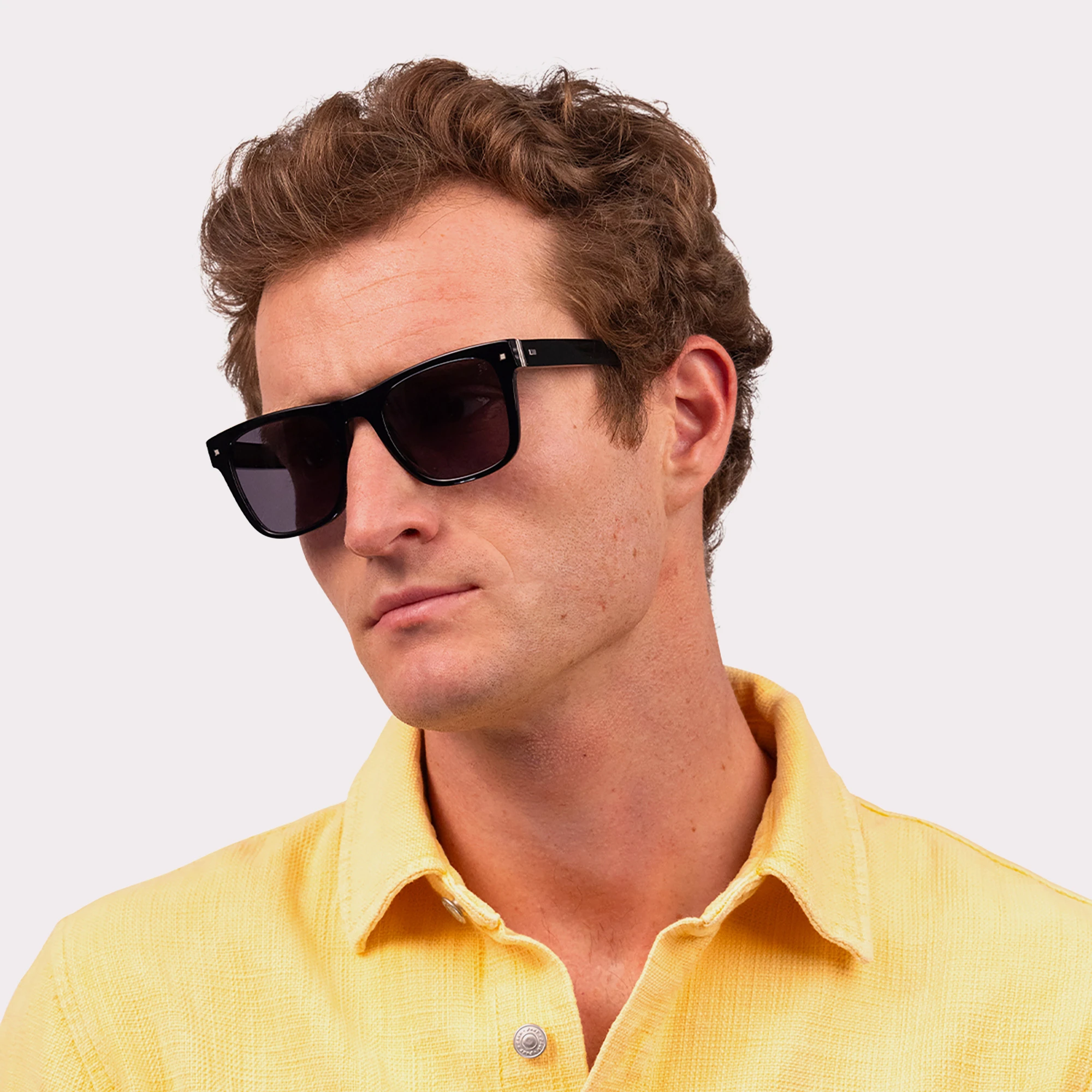 A pair of Casper Black Sunglasses