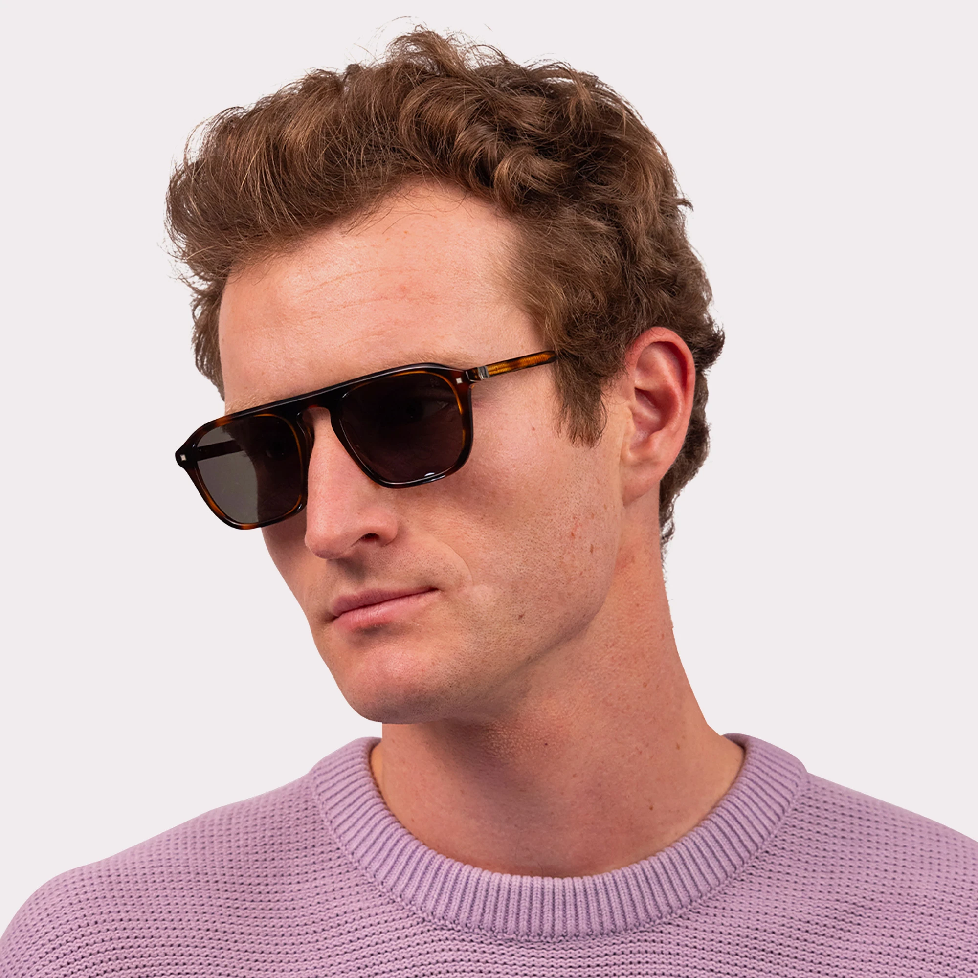 A pair of Captain Tortoise Sunglasses