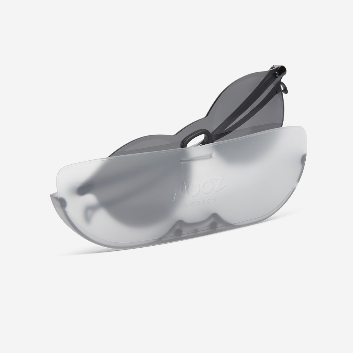 A pair of Essential Sport Round Black Sunglasses