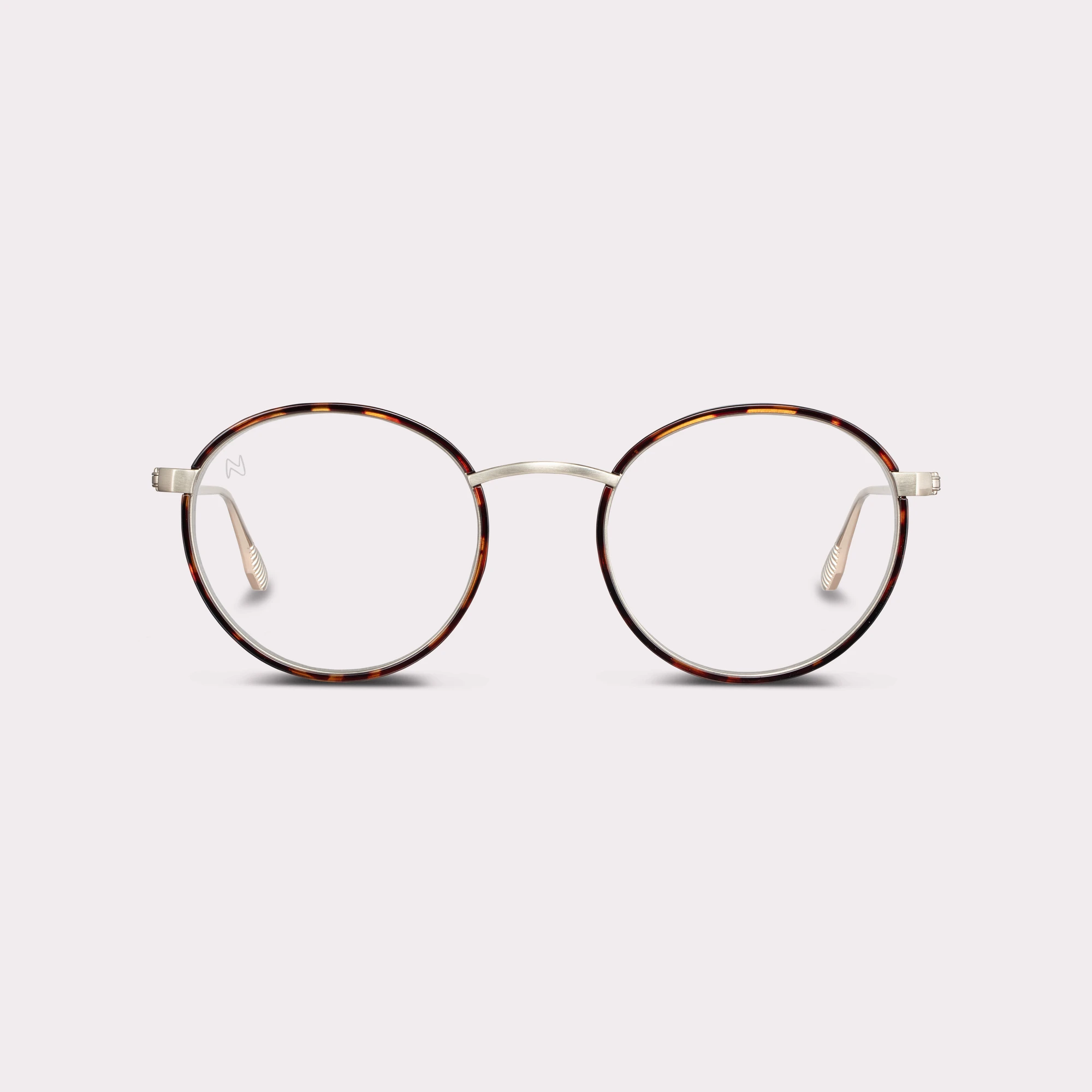 Une paire de Ela Tortoise Lunettes de lecture vue de face
