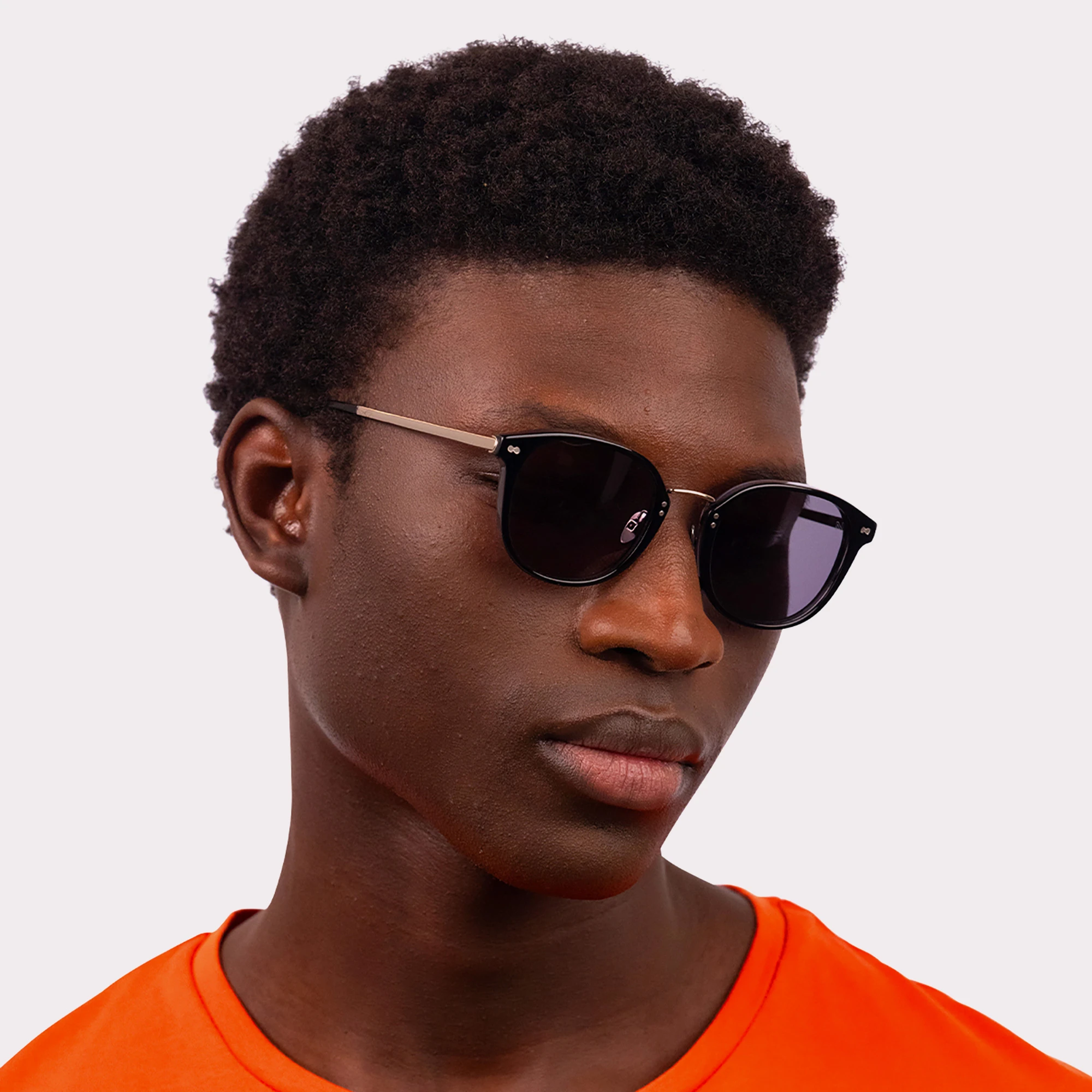 A pair of Covell Black Sunglasses