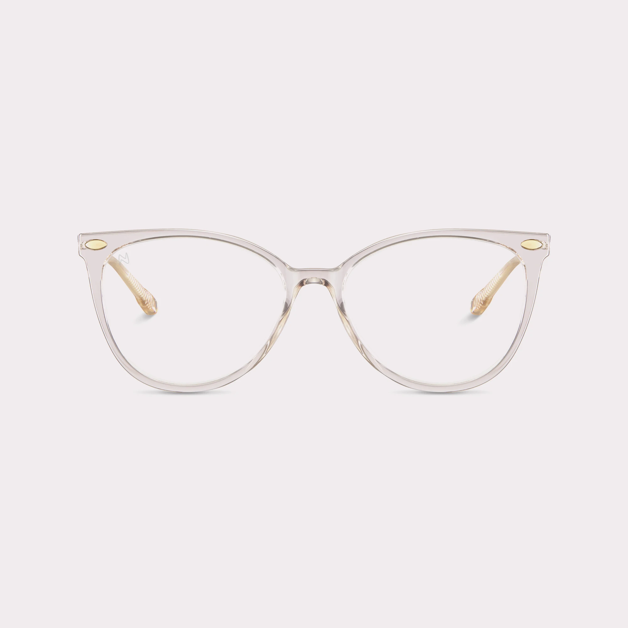 A pair of Ivy Quartz Reading glasses seen from the front