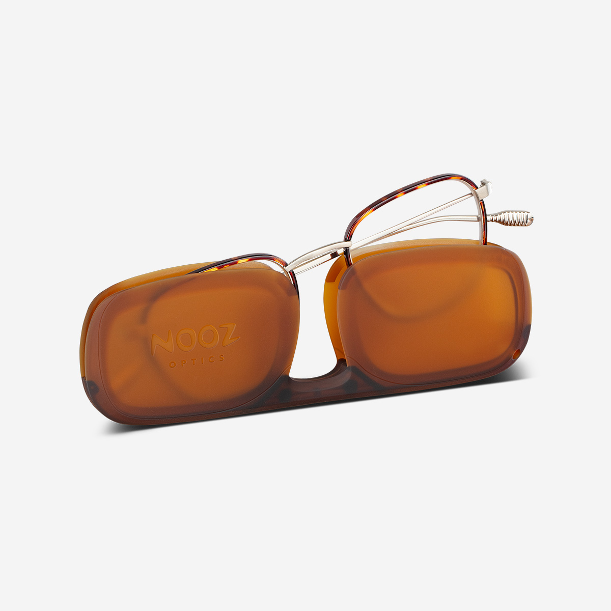 A pair of Hiro Tortoise Blue light glasses
