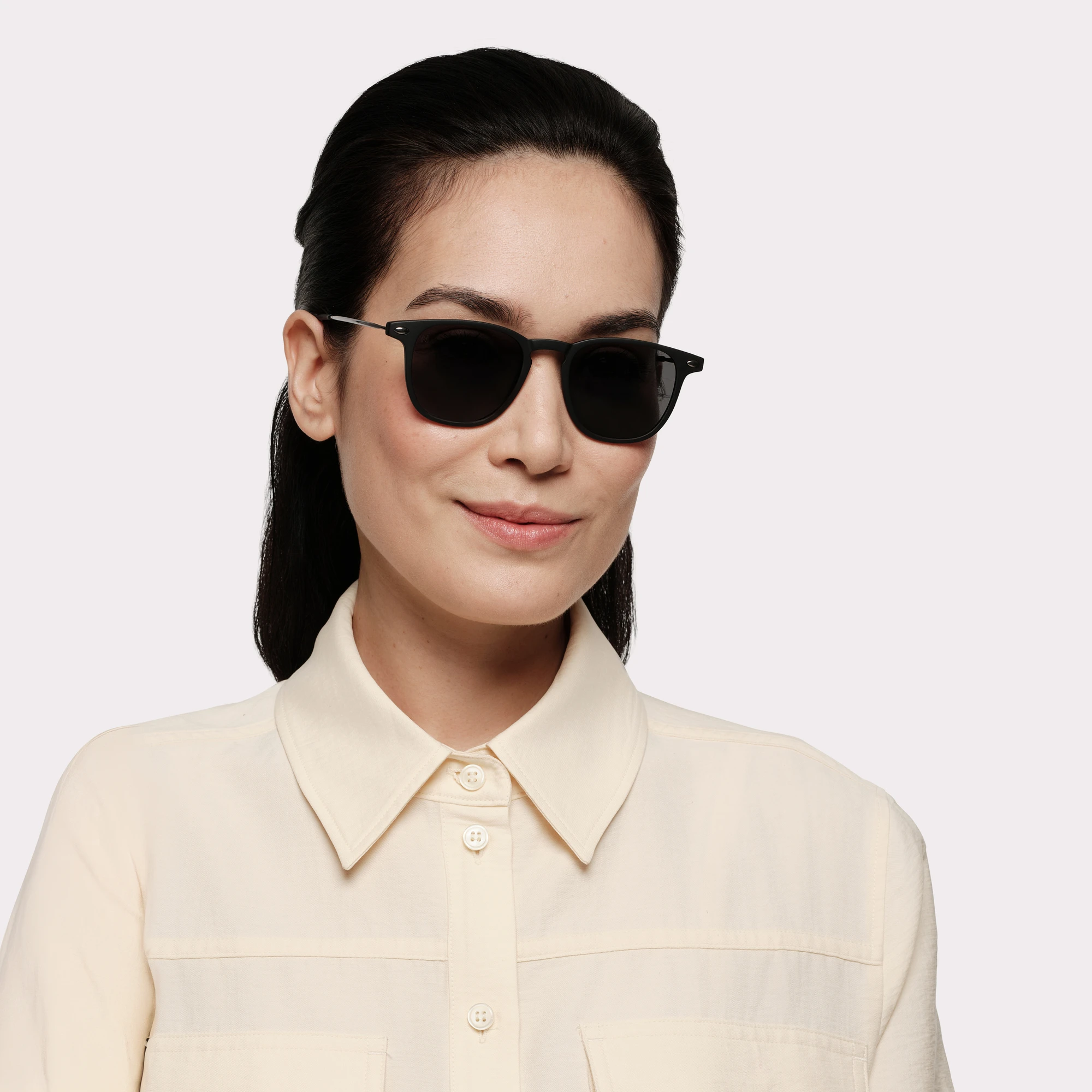 A pair of Doni Black Sunglasses