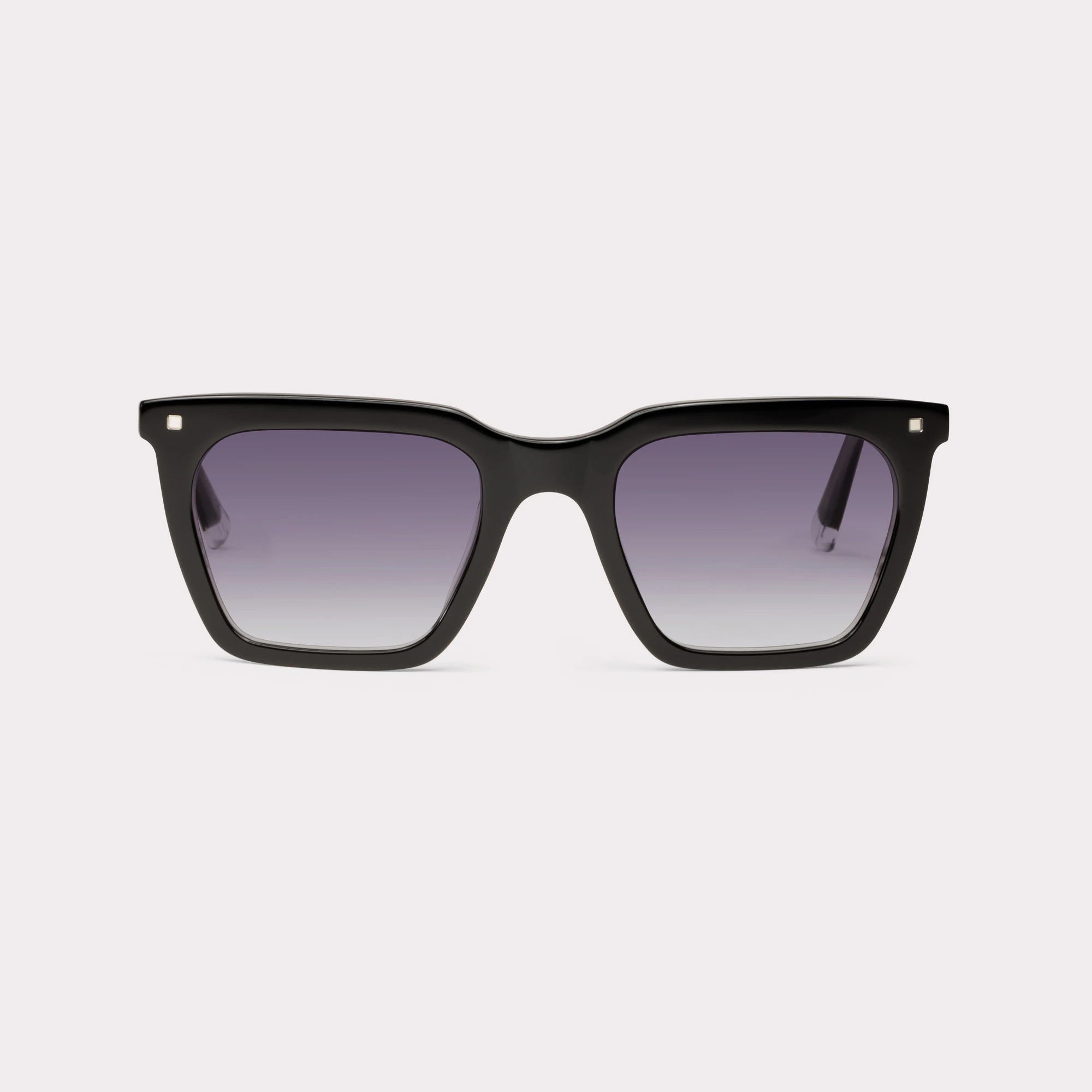 A pair of Carter Black Sunglasses seen from the front