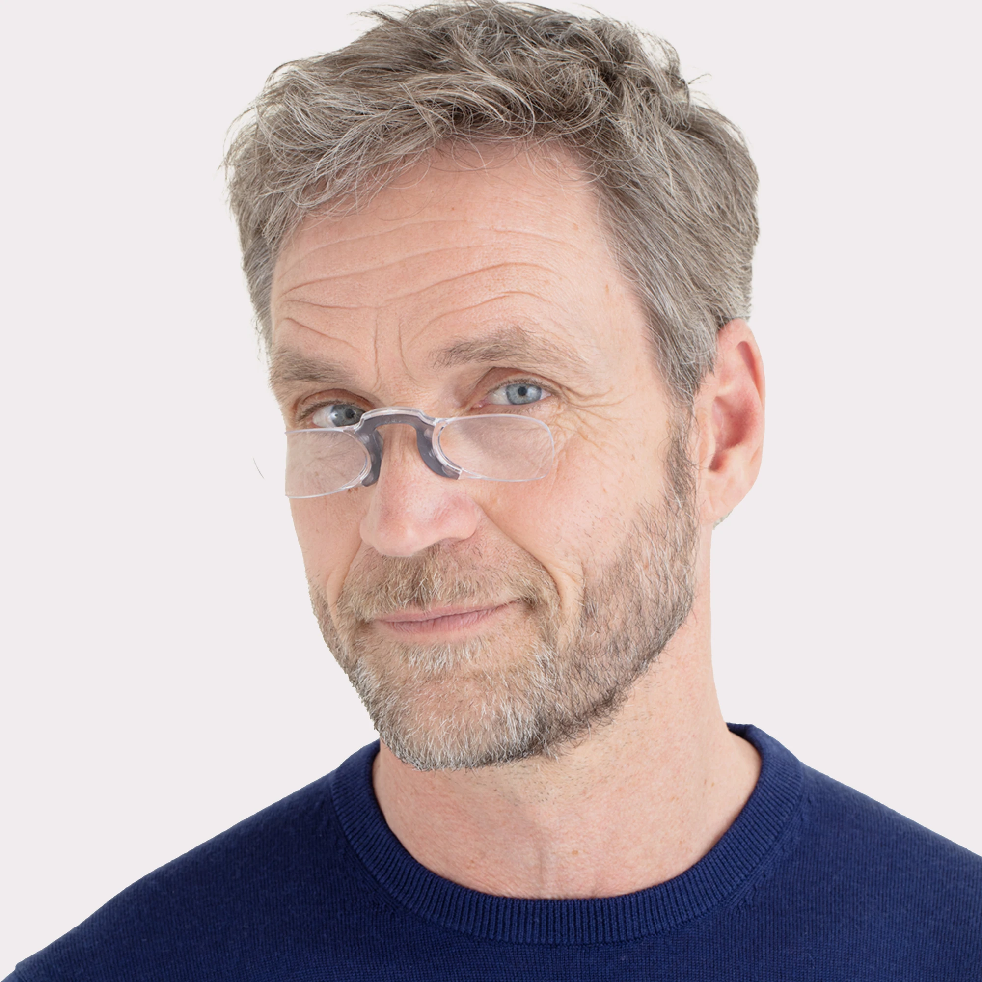 A pair of Rectangular Black Reading glasses