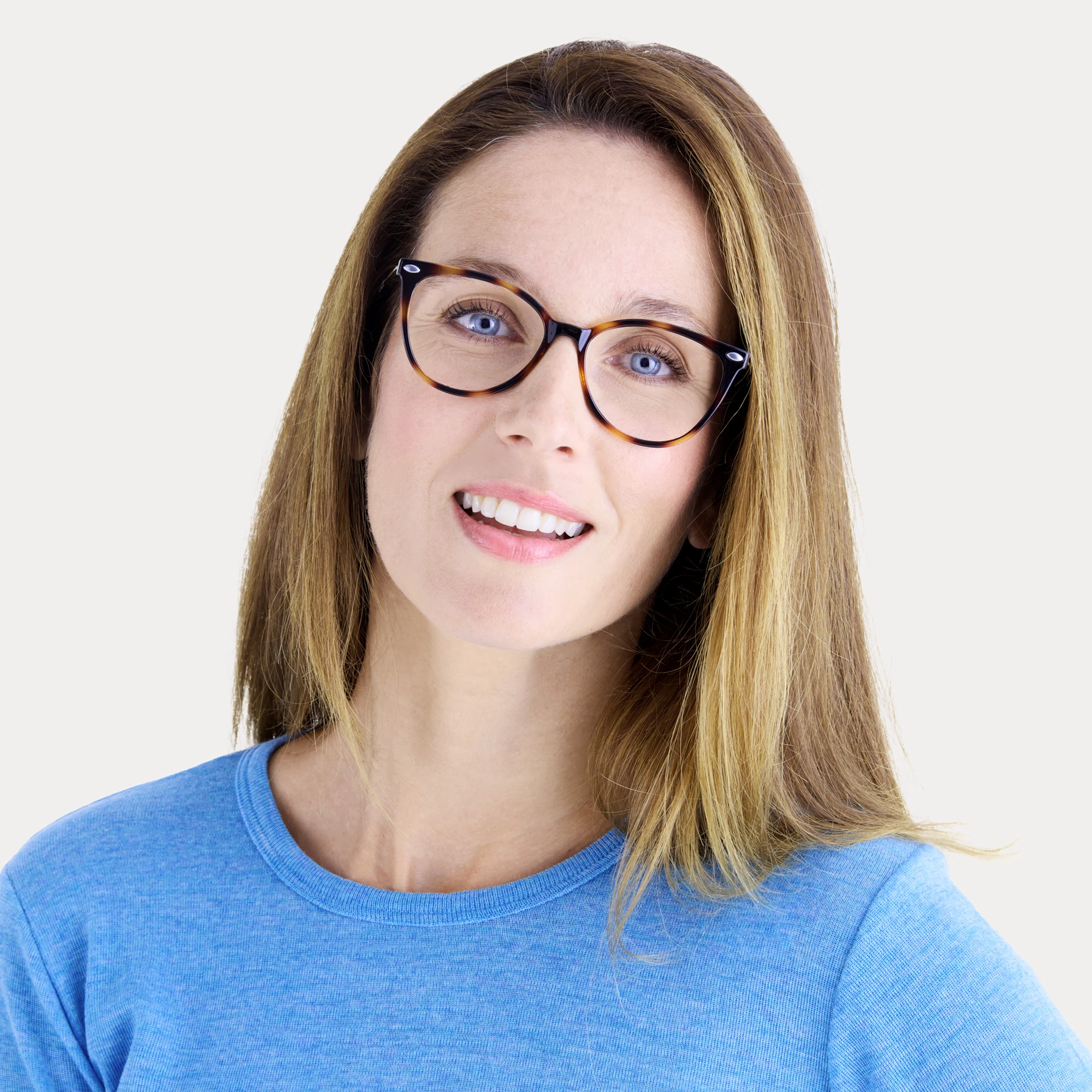 A pair of Ivy Tortoise Reading glasses anti-blue light