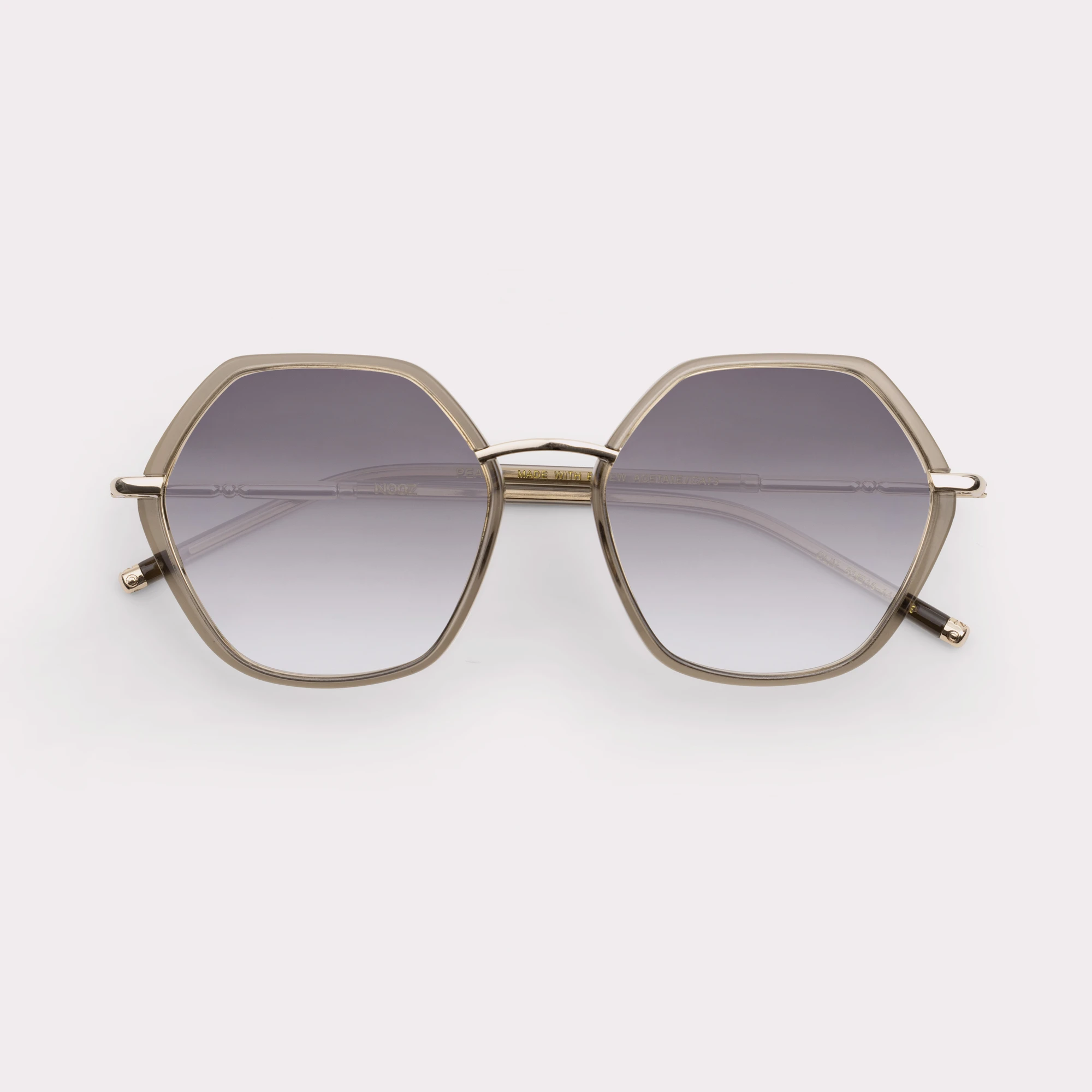 A pair of Pearl Olive Sunglasses folded