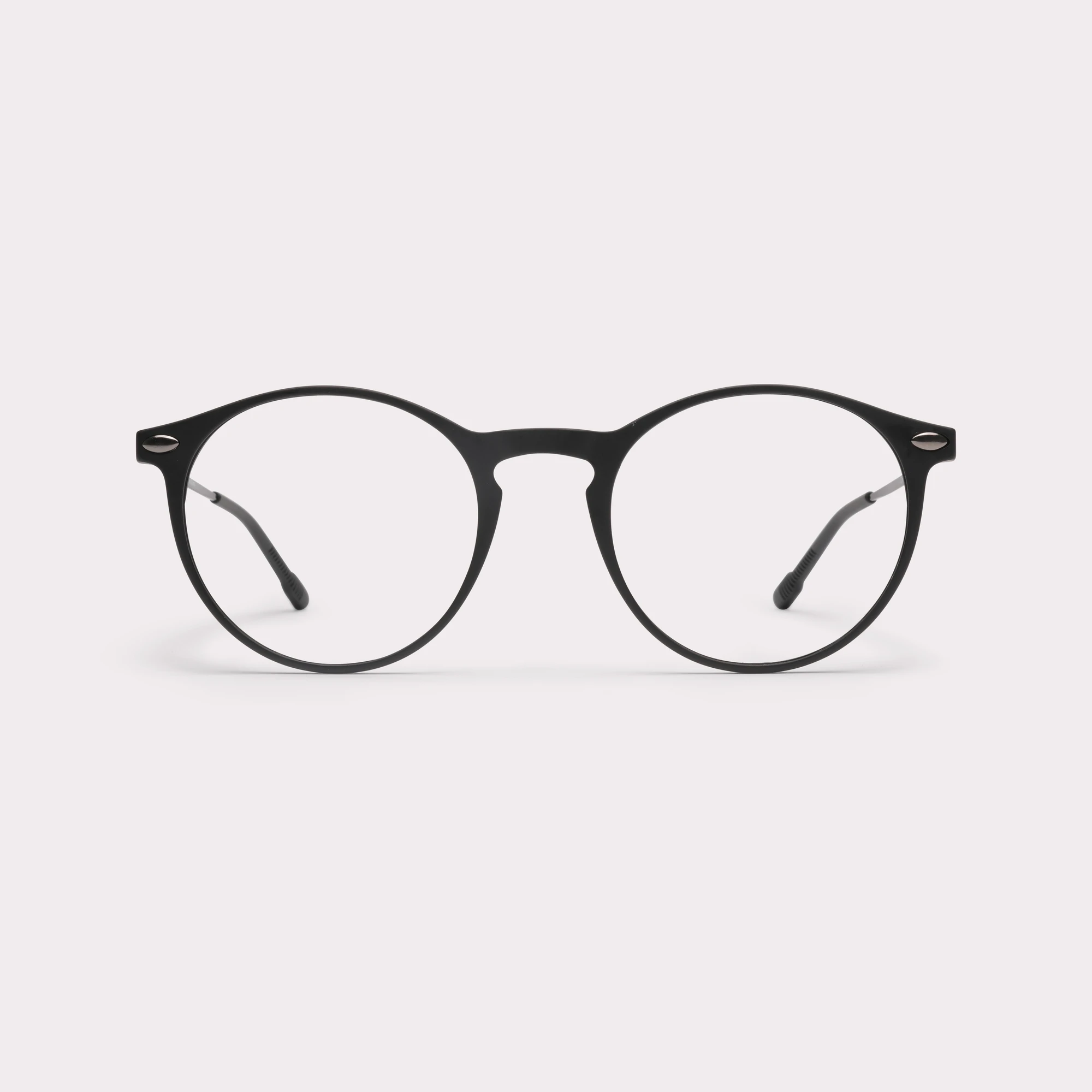 A pair of Cruz Black Reading glasses seen from the front