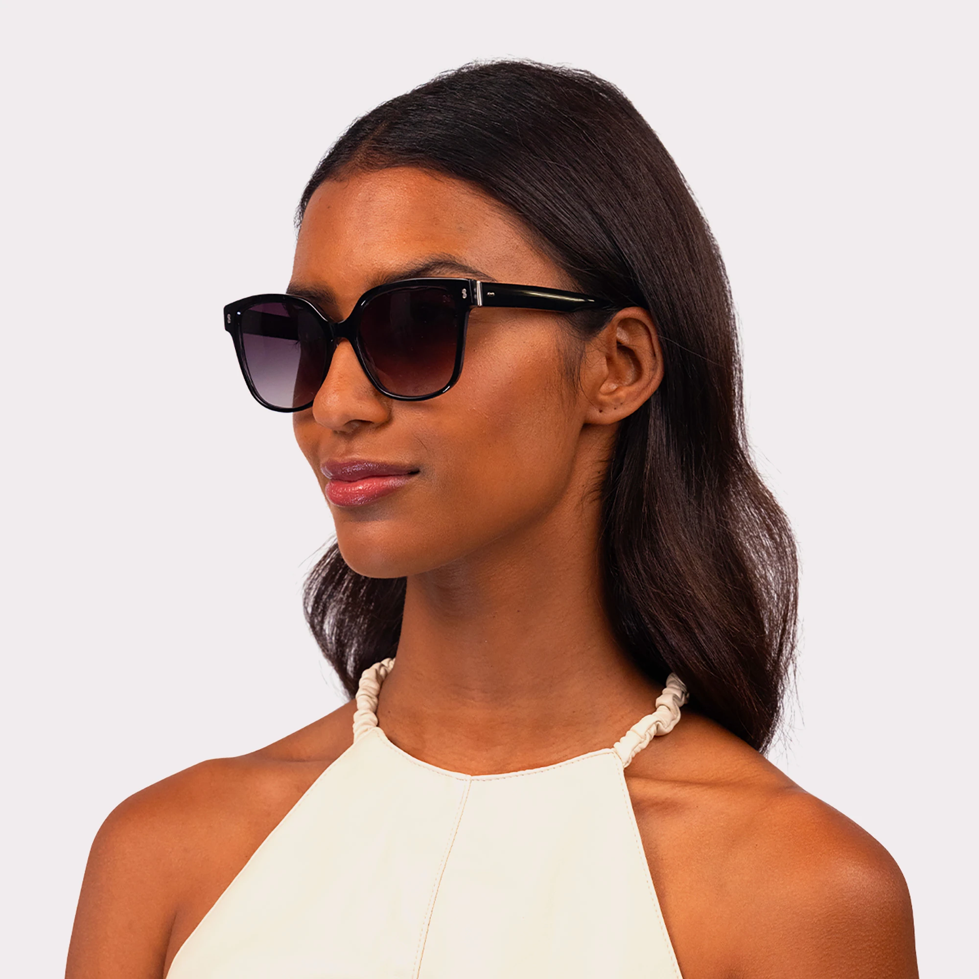 A pair of Lucky Black Sunglasses