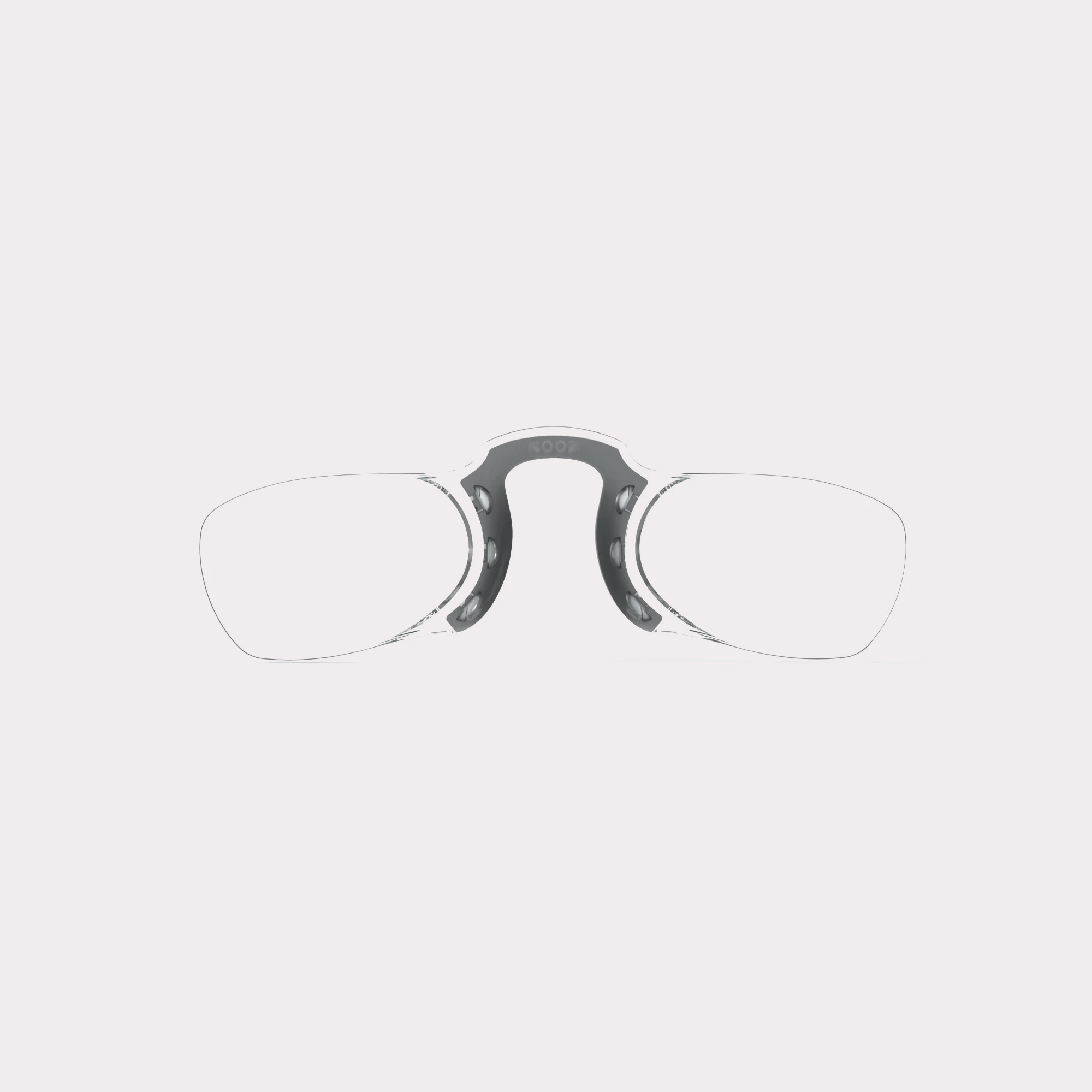 A pair of Smartphone Black Reading glasses seen from the front