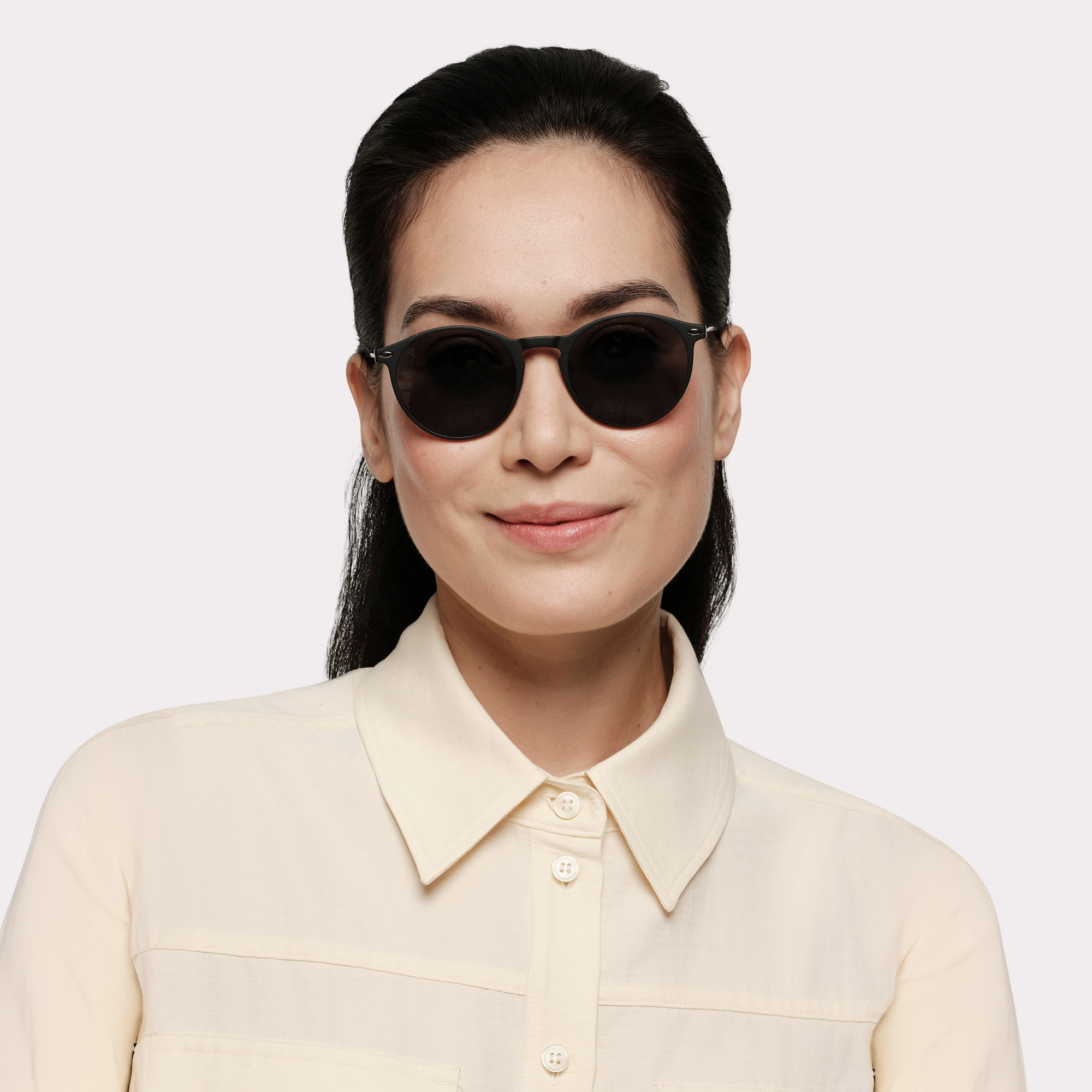 A pair of Cruz Black Reading sunglasses