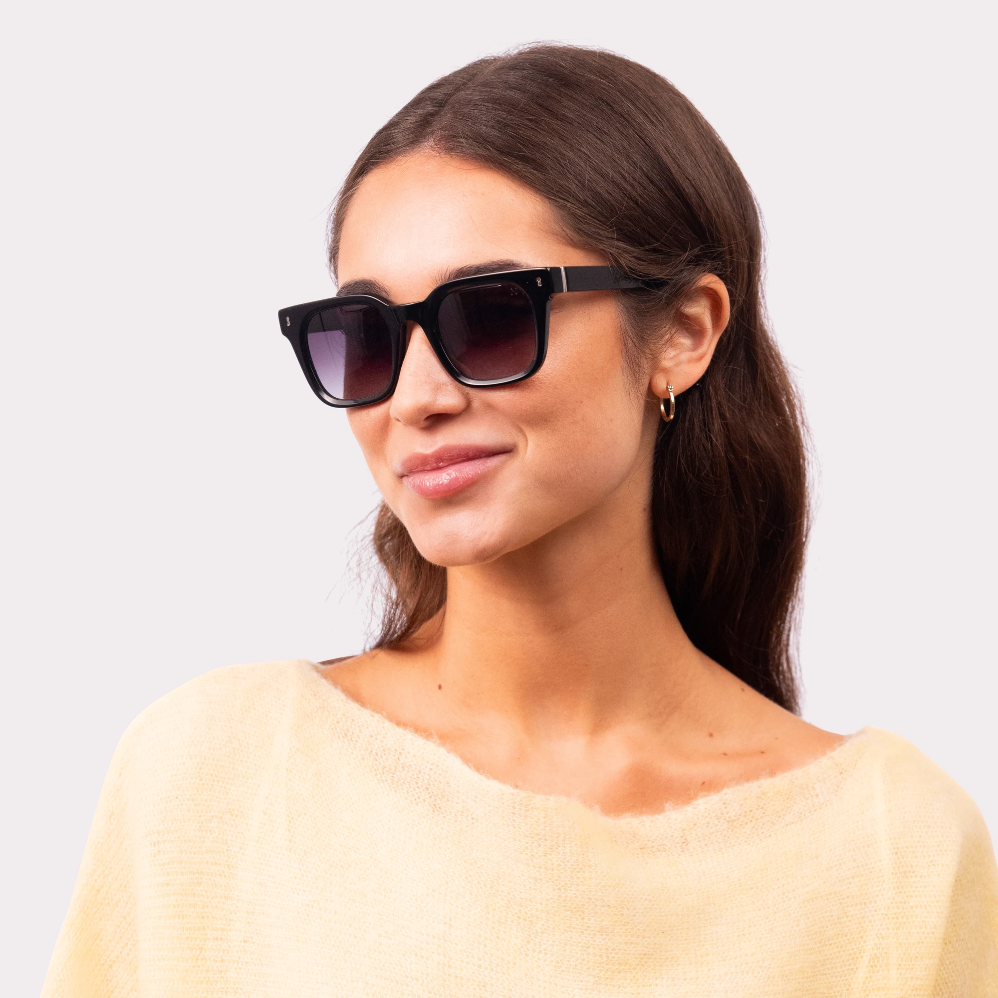 A pair of Vega Black Sunglasses