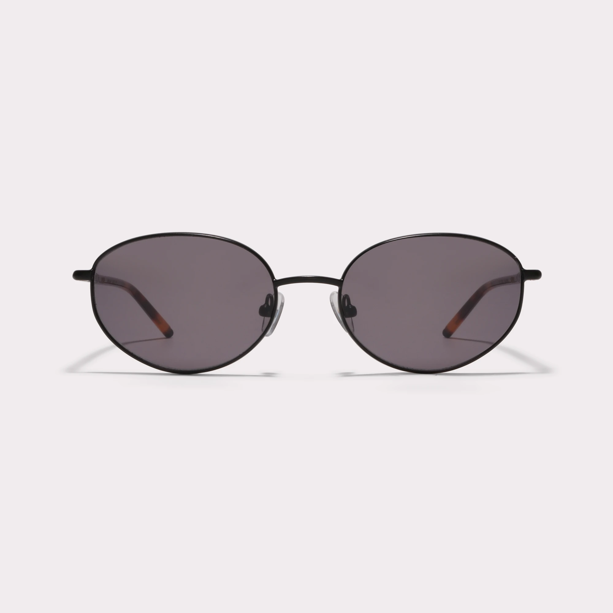 A pair of Dean Black Sunglasses seen from the front