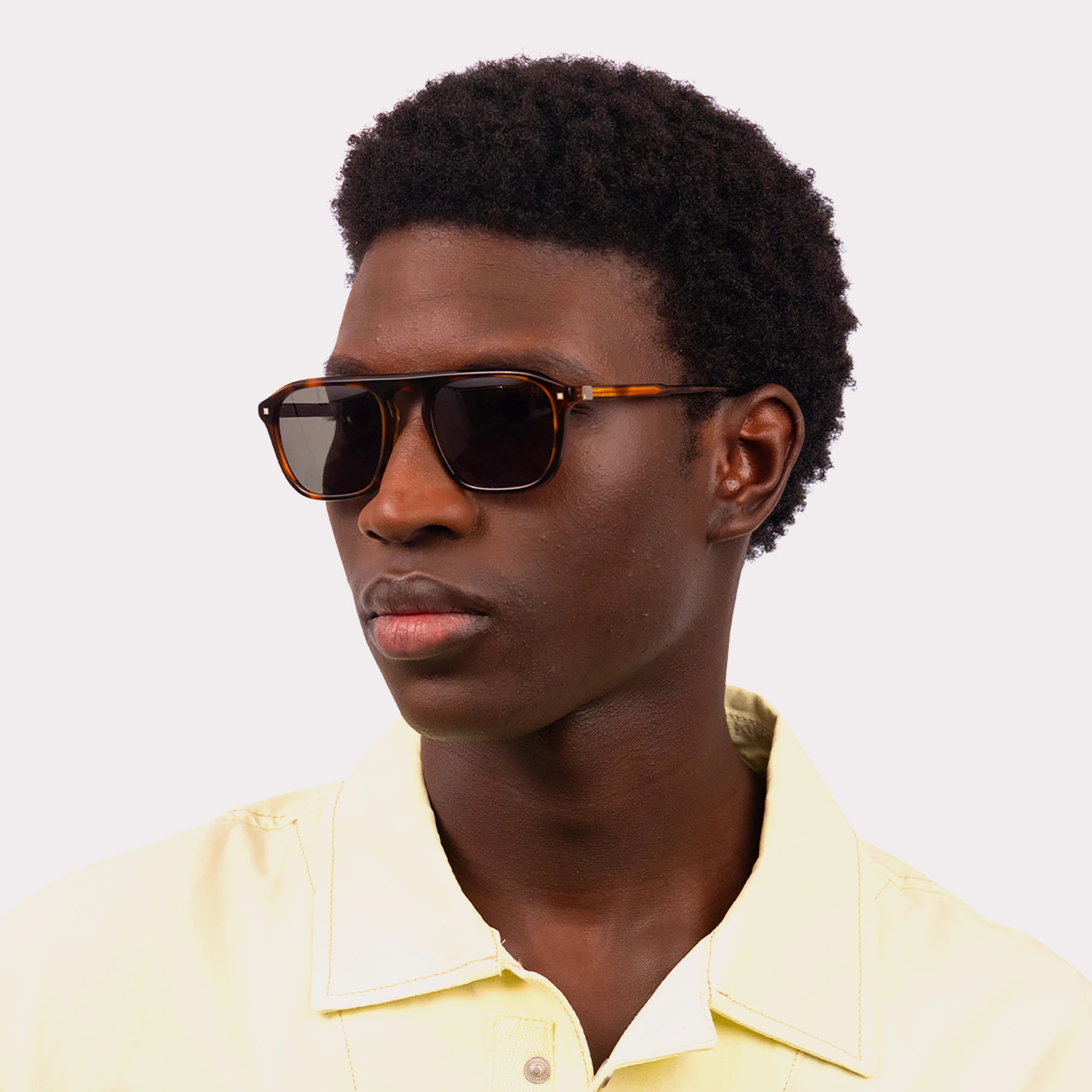 A pair of Captain Tortoise Sunglasses