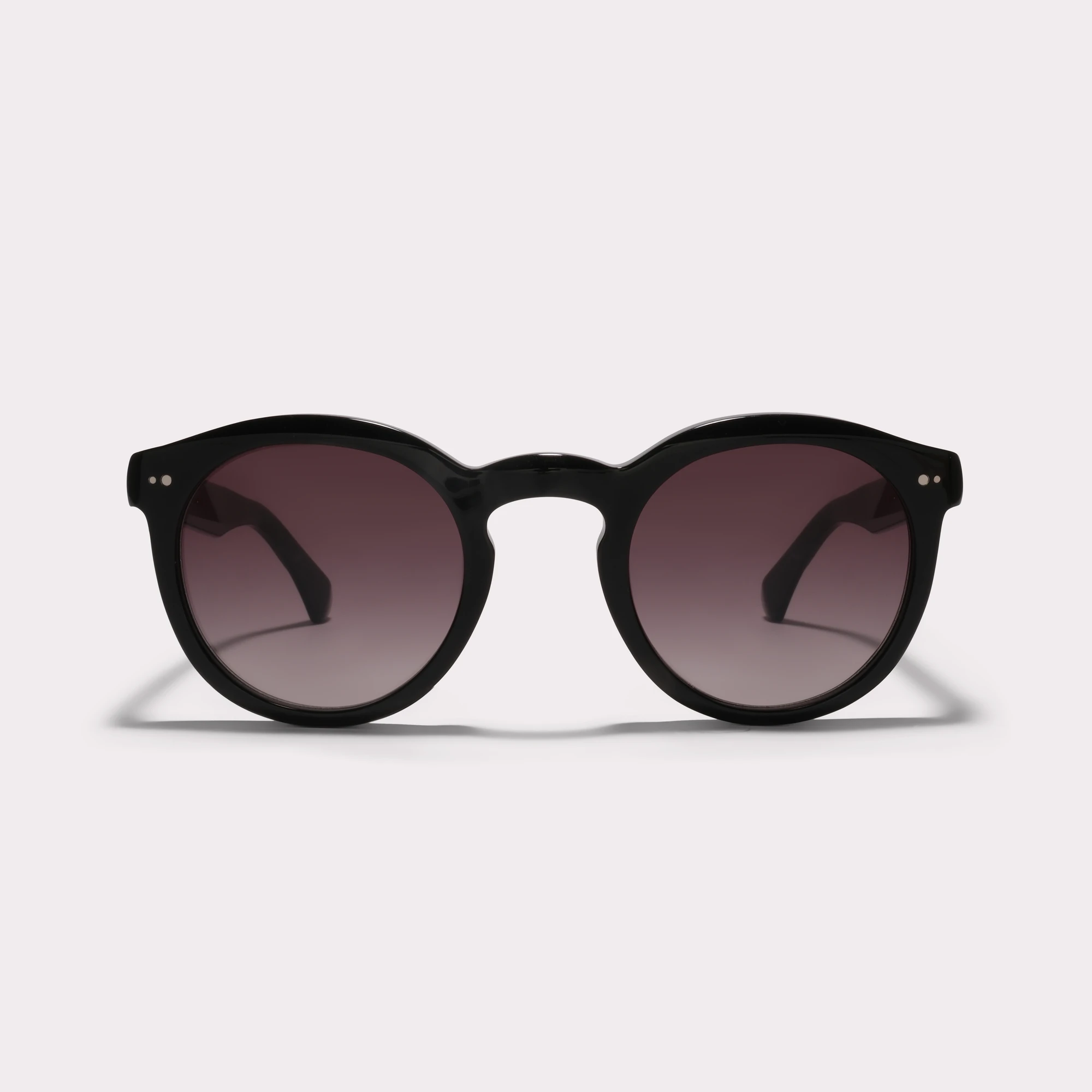 A pair of Robb Black Sunglasses seen from the front