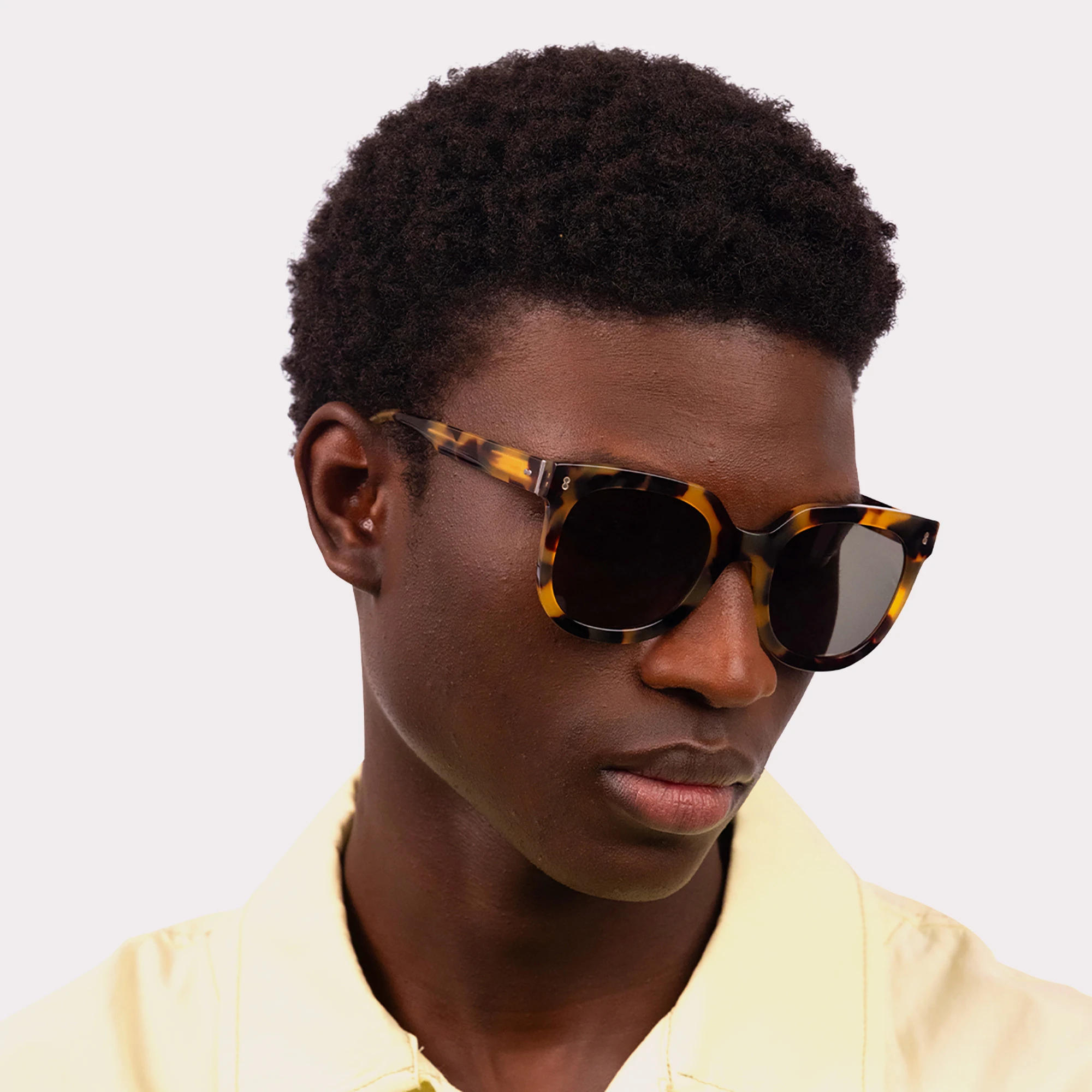 A pair of Sky Brown tortoise Sunglasses