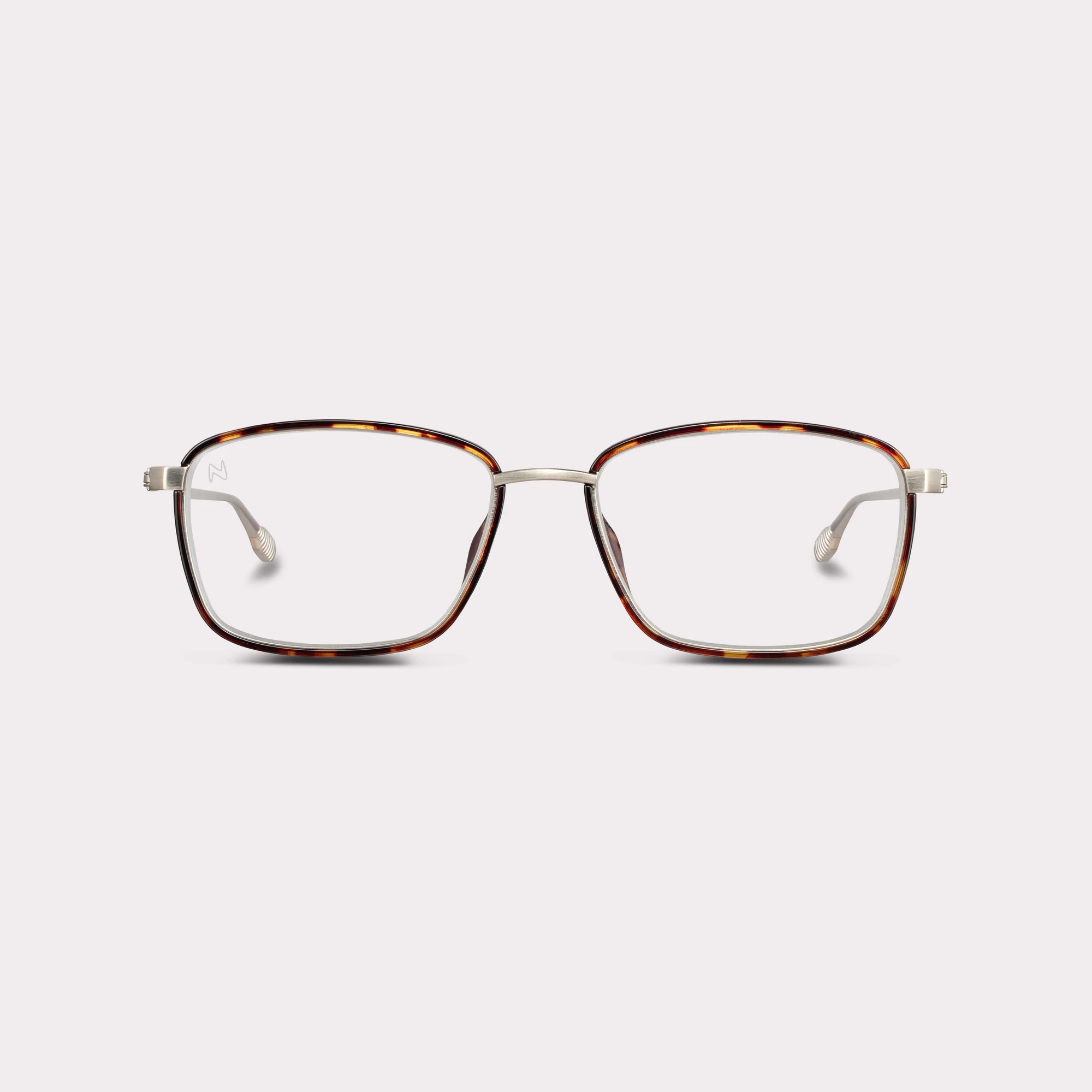 A pair of Faro Tortoise Reading glasses seen from the front