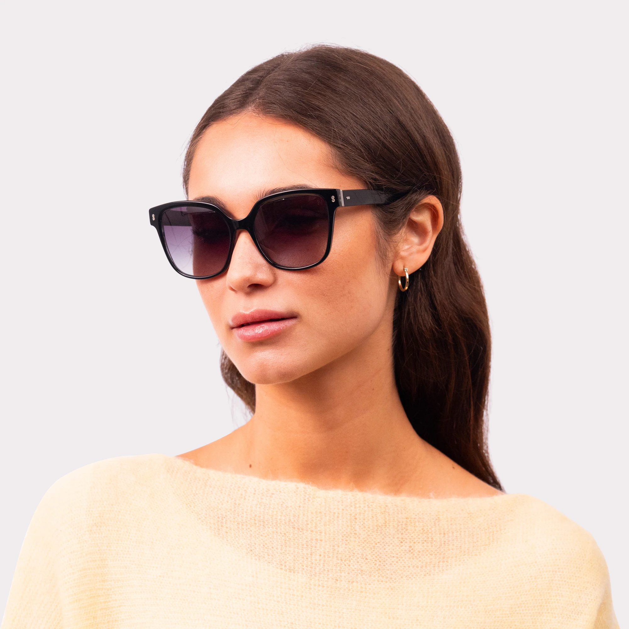 A pair of Lucky Black Sunglasses