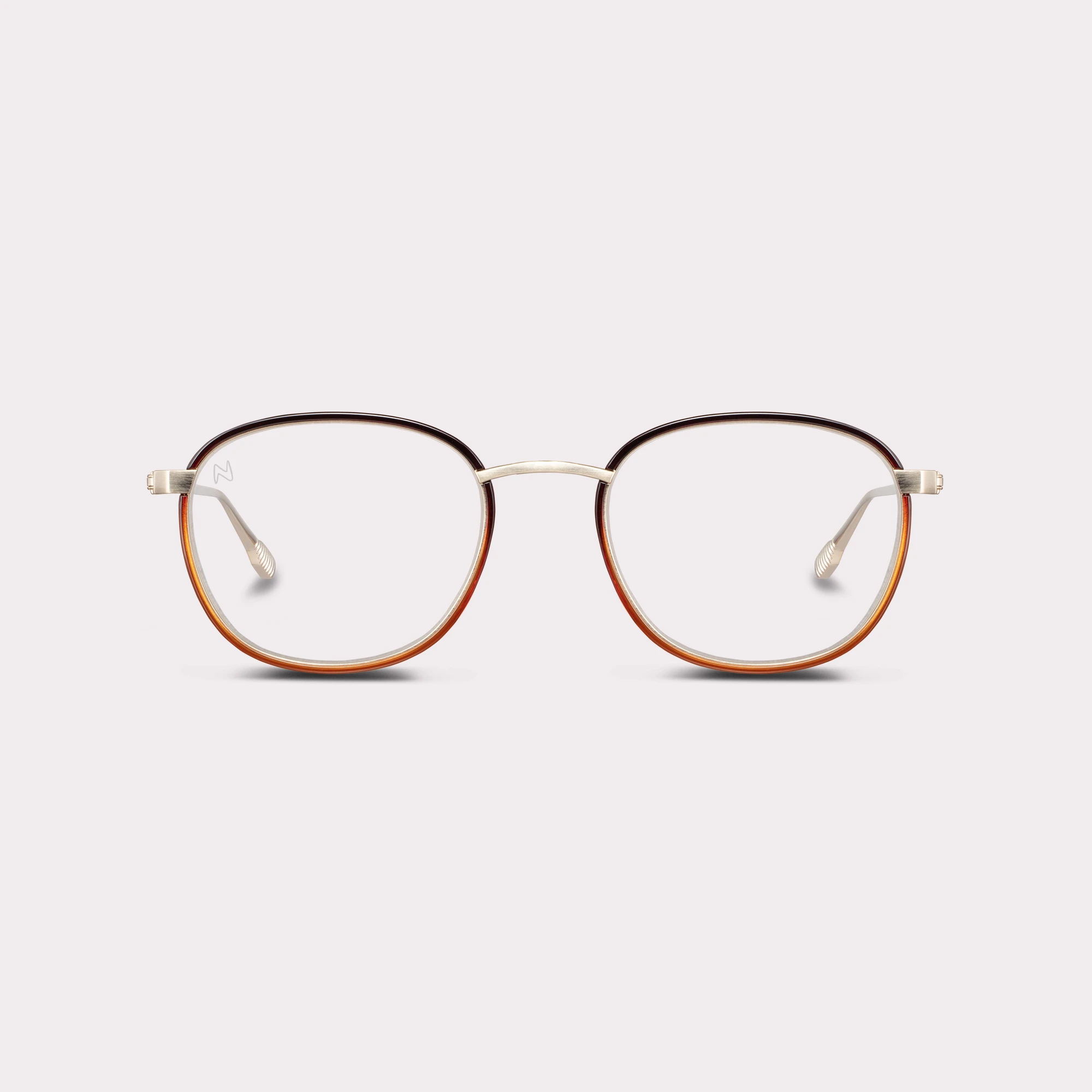Une paire de Gali Brown-bronze Lunettes de lecture vue de face